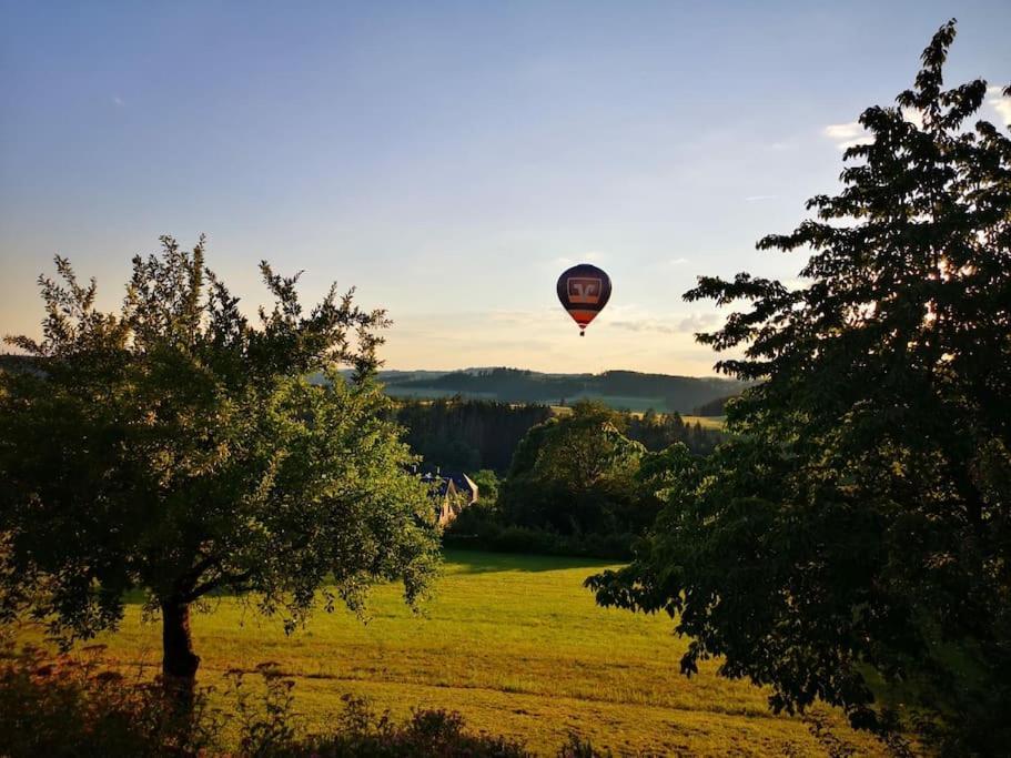 Komfort-Ferienwohnung Auf Der Eulenburg Grafengehaig Dış mekan fotoğraf